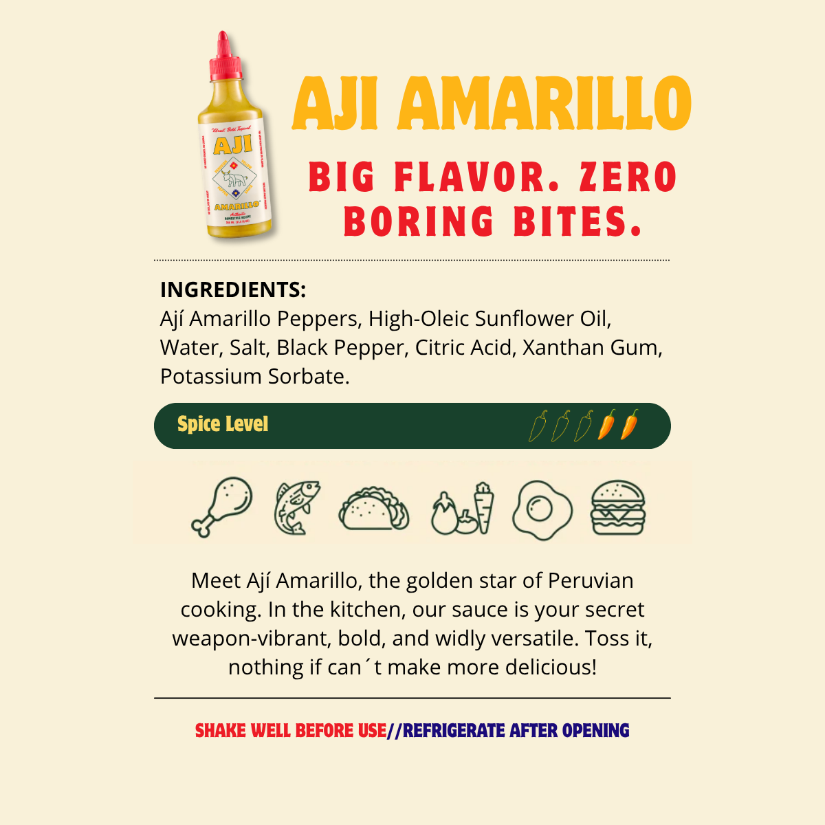 Aji Amarillo Sauce - 350ml